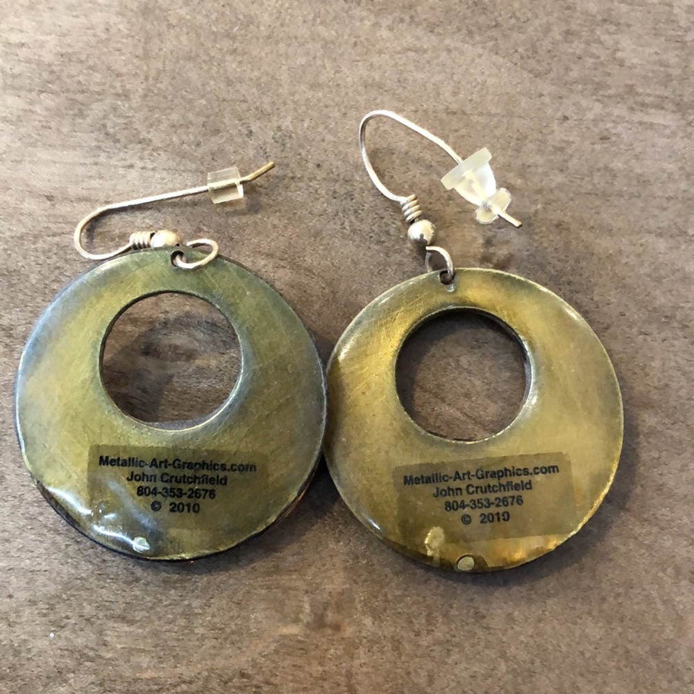 Abstract Earrings - Picture 3 of 4